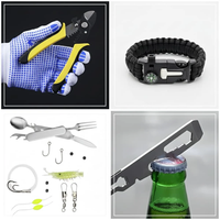 Survival Master Kit, Outdoor Adventure and Emergency Gear Set