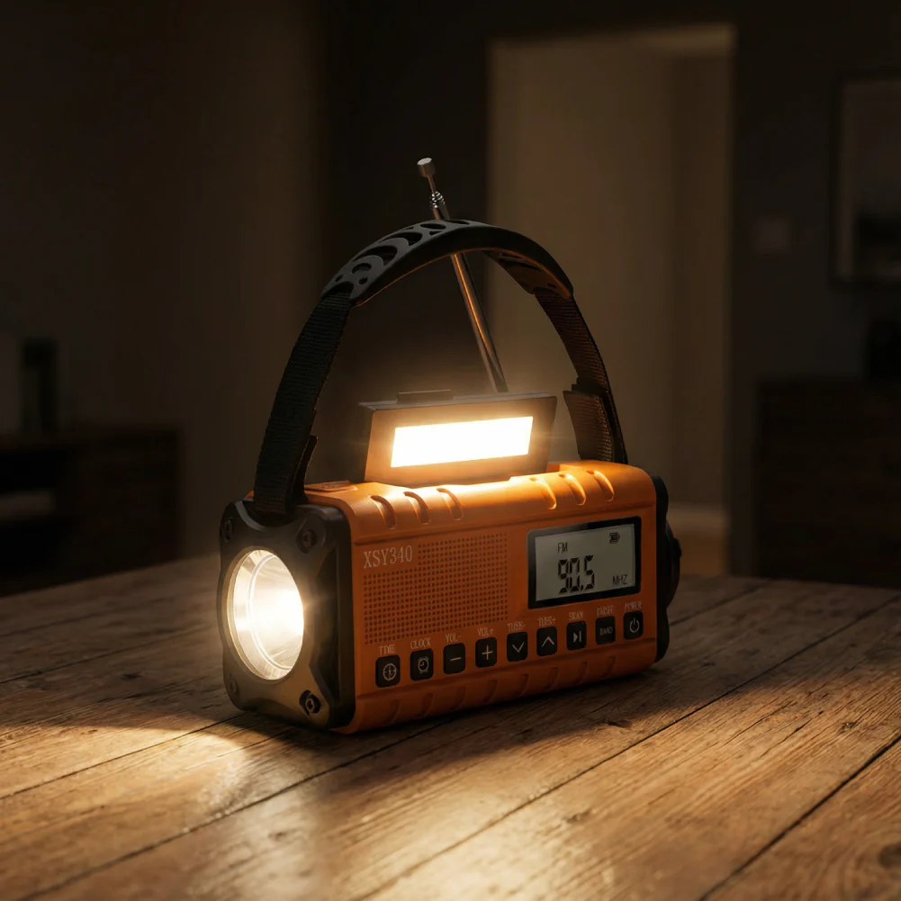Obsetic Pro Emergency Solar and Hand Crank Radio