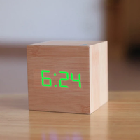 TimeCube Digital Square LED Alarm Clock