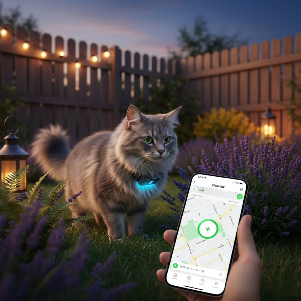 PawGuardian Waterproof GPS Collar for Dogs and Cats