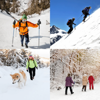 Obsetic Universal Shoe Spikes Pro, Safe Walking on Snow and Ice