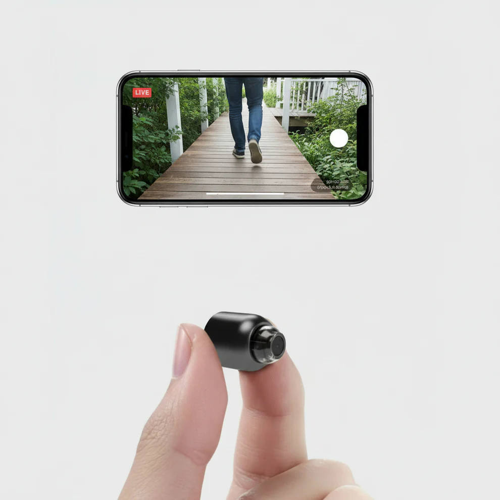 Mini WiFi IP Camera 1080p Full HD with Infrared Night Vision and Motion Sensor