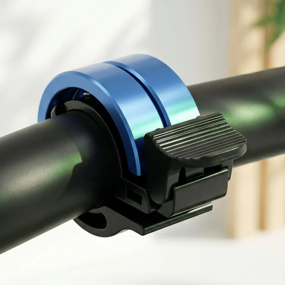 Obsetic MiniBell Compact Bike Bell, Invisible Aluminum Design