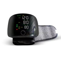 Digital Wrist Blood Pressure Monitor with LED Display and USB Charging