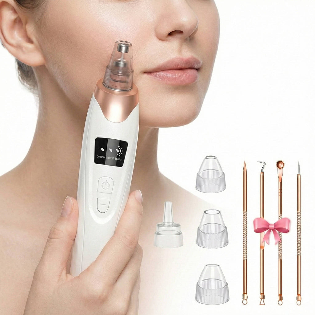 Rechargeable Facial Cleaning Device with Adjustable Suction
