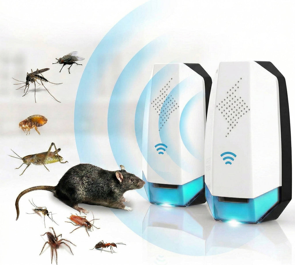 Ultrasonic Indoor Pest Repeller Plug-In Device for Home, 2 Pack