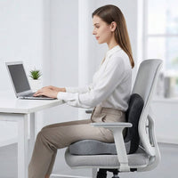 Ergonomic Memory Foam Seat Cushion Contoured Support, Car and Office Chair