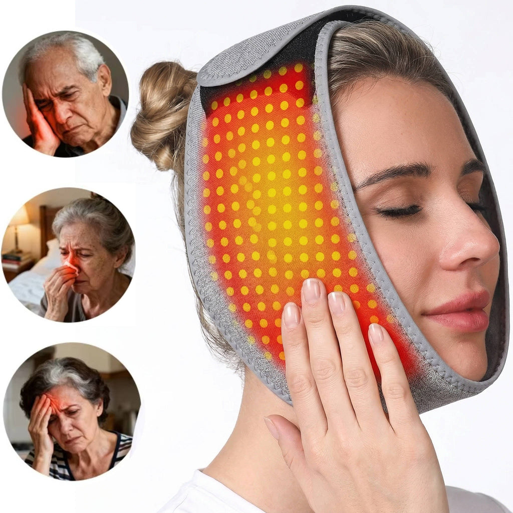 Face Heating Pad with 3 Temperature Settings for Jaw and Chin Warmth