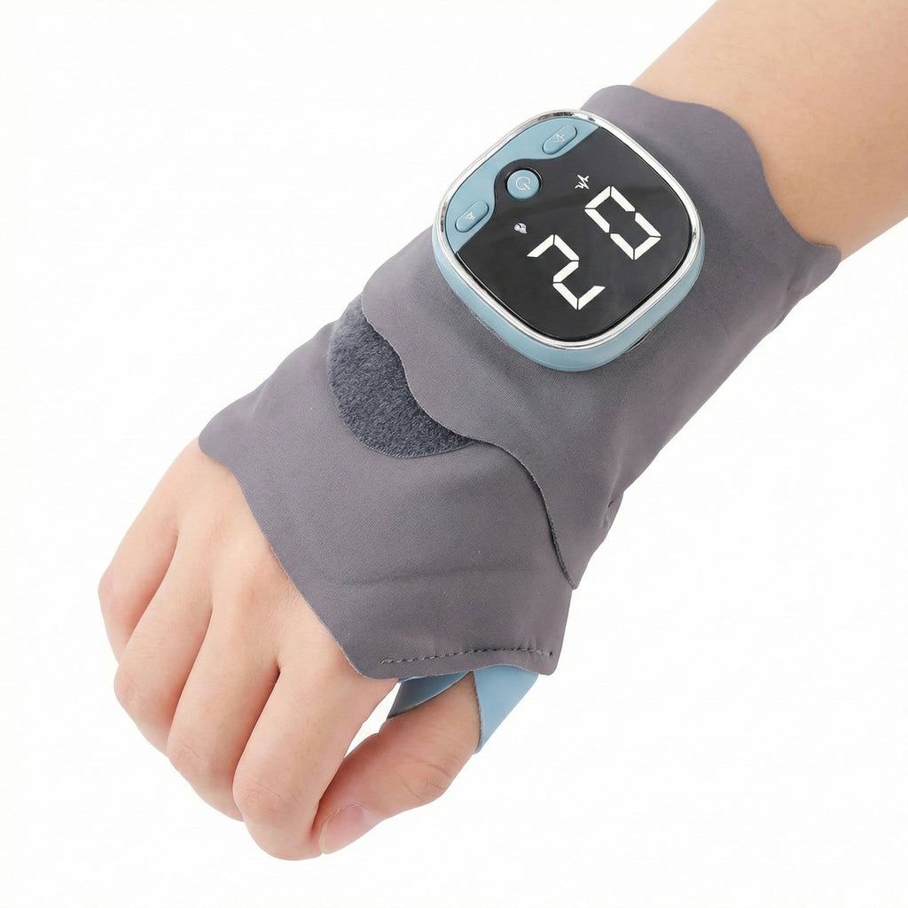 Electric Hand Massager with Heat, 5 Modes and 9 Levels Intensity