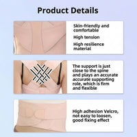 Adjustable Posture Support Brace with Breathable Shoulder Straps