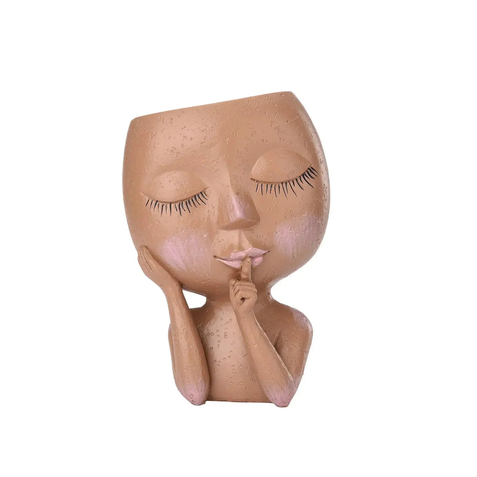 Ceramic Face Planter for Succulents and Cacti