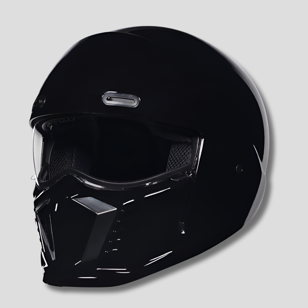 Retro Pilot Motorcycle Helmet with Anti-Fog Polycarbonate Lens and Ventilation