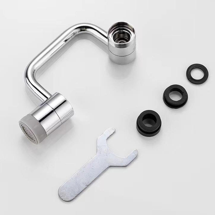 Swivel Faucet Extender with Dual Flow Modes and Triple Joint Rotation System