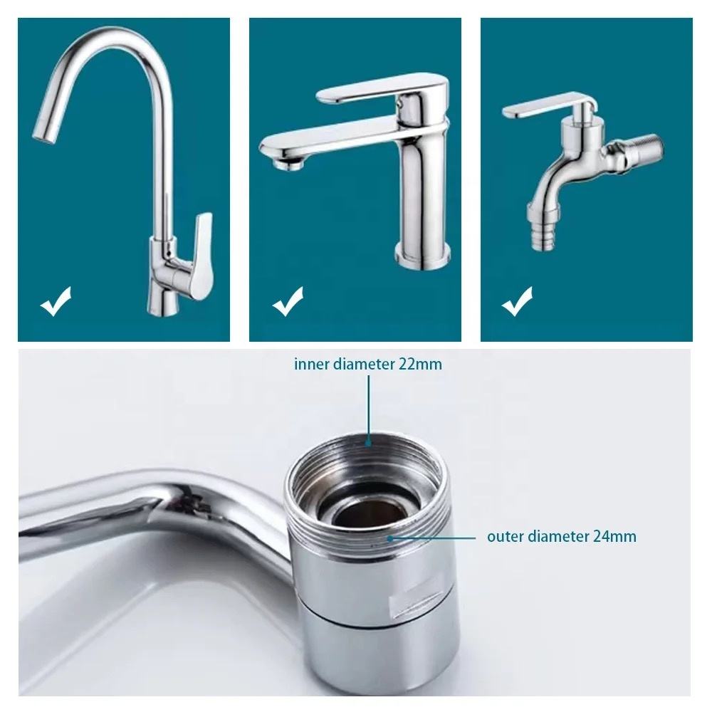 Swivel Faucet Extender with Dual Flow Modes and Triple Joint Rotation System