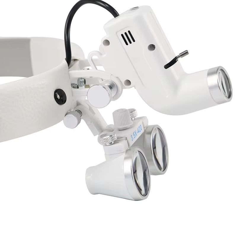 Medical Headlamp with 3.5X Magnifying Loupes and 5W LED, Adjustable Brightness