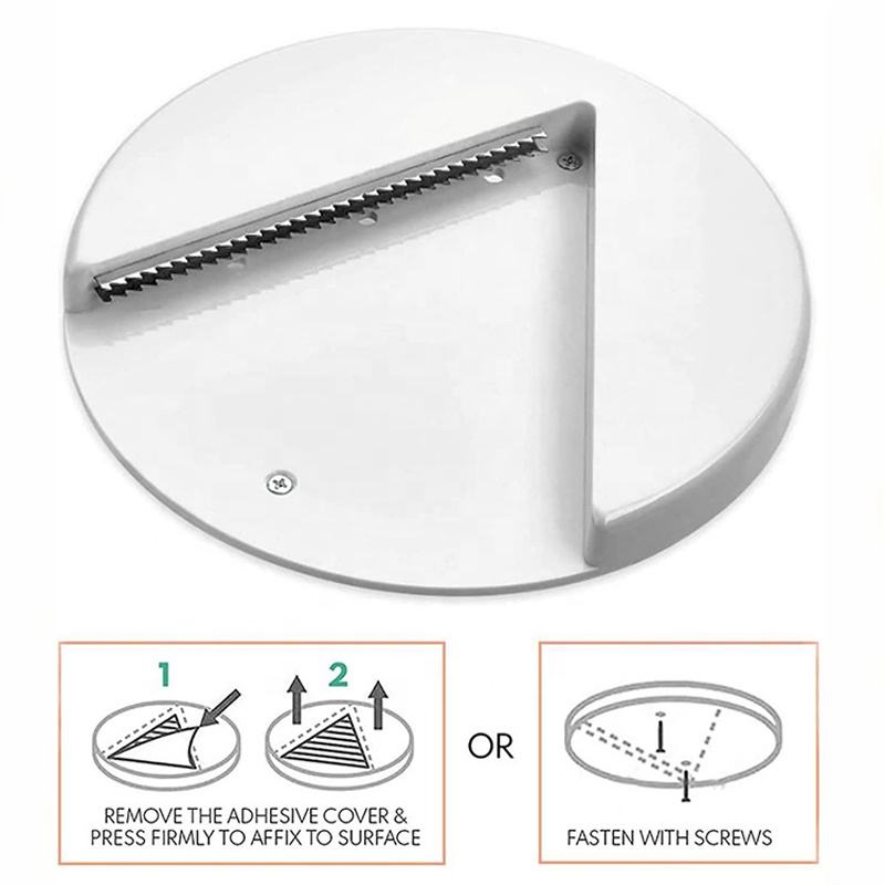 Under Cabinet Jar Opener with V-Shaped Grip and Mounting Hardware