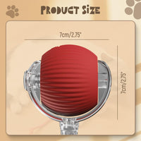 Interactive Rolling Pet Toy with Touch Activation and Chew Resistant Material for Dogs and Cats