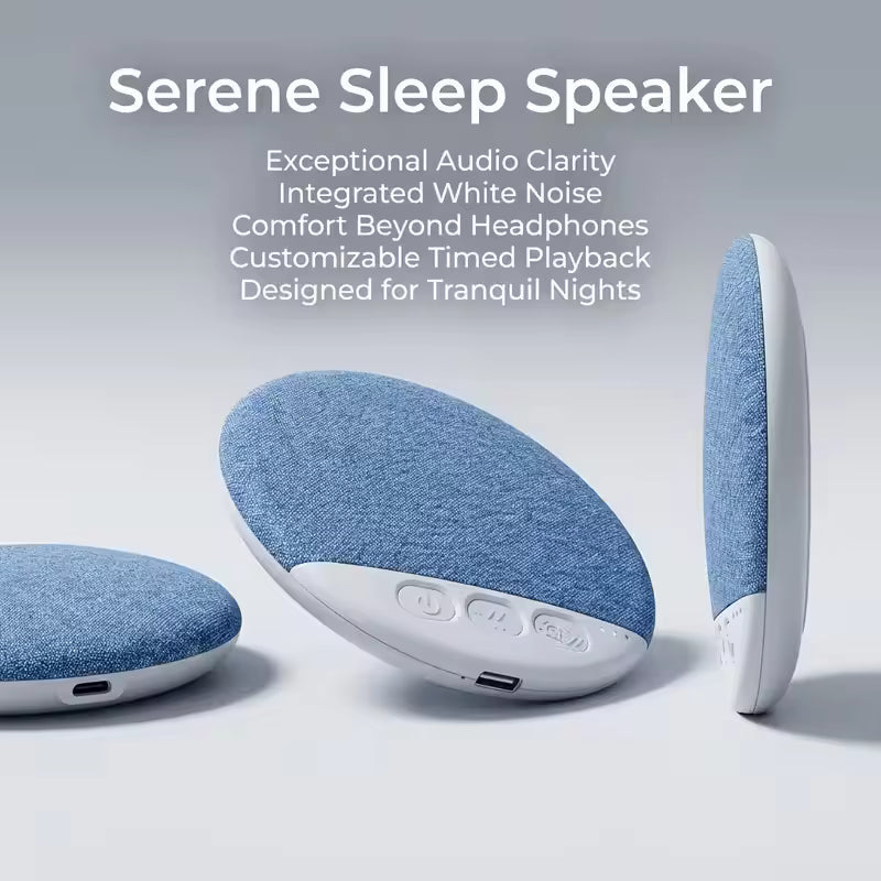 Under Pillow Speaker with Wireless Connection and Built-In White Noise, Rechargeable Battery