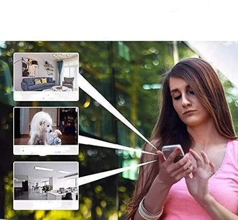 Wireless Security Camera with 1080p Night Vision and Motion Detection Alerts