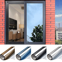 Reflective Privacy Window Film with Static Cling and Heat Blocking