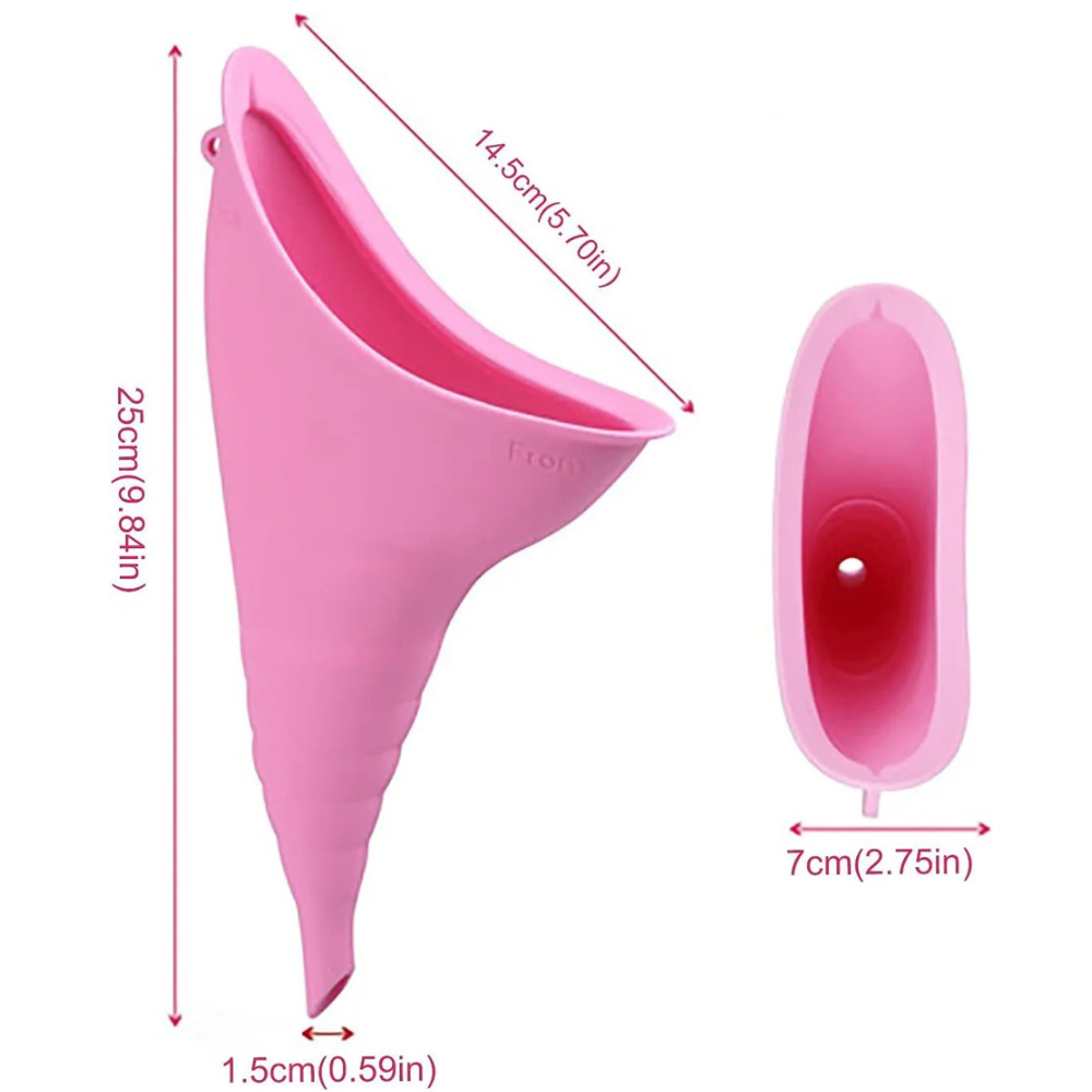 Reusable Urinal Portable Silicone Funnel for Women