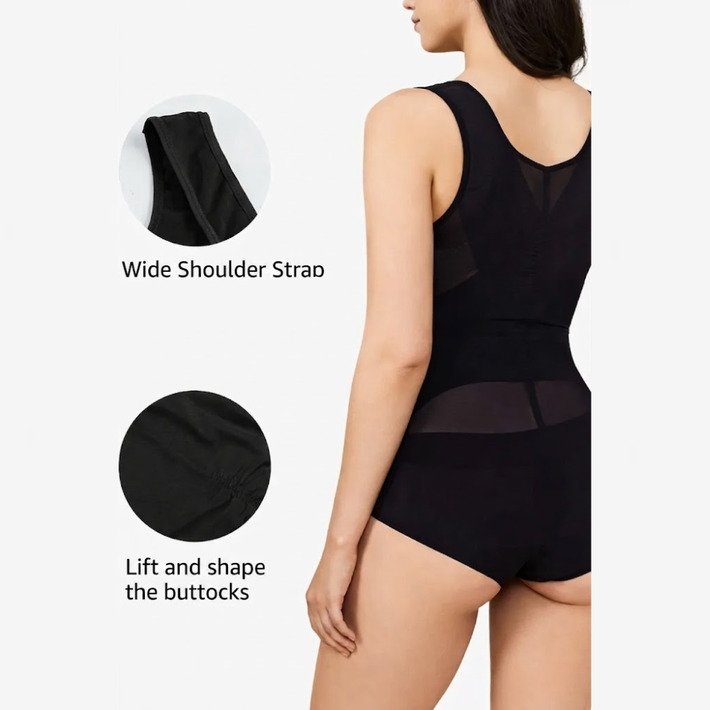 Seamless Shapewear Body with Tummy and Waist Support for Women