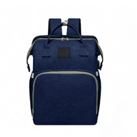 Baby Diaper Backpack with Foldable Crib