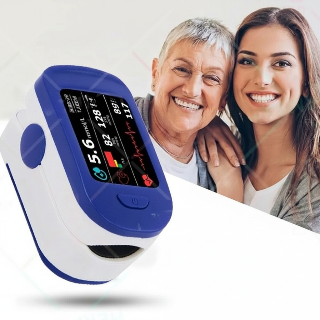 Digital Fingertip Pulse Reader with LED Display