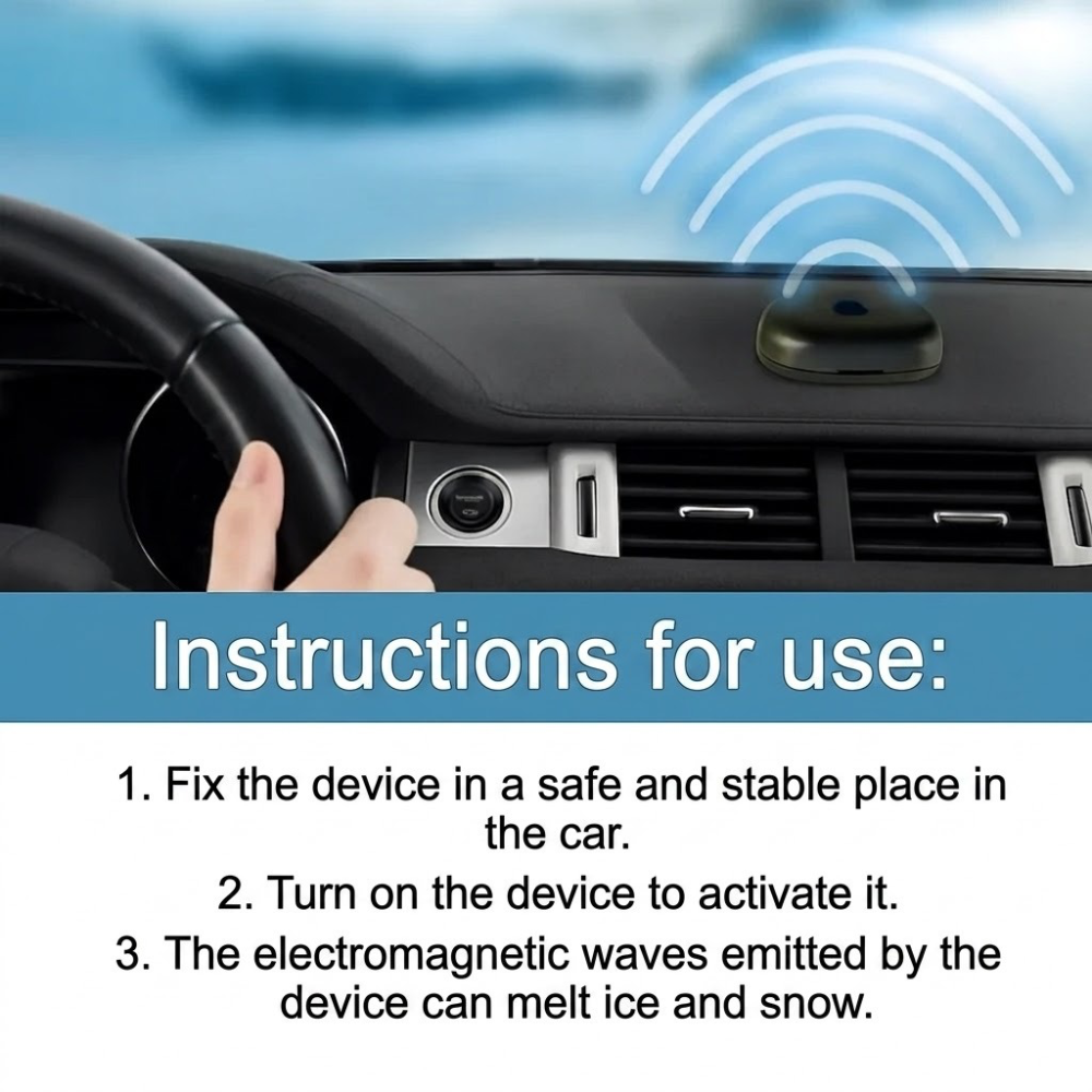 Auto Windshield De-Icer Spray for Ice, Frost and Snow Removal