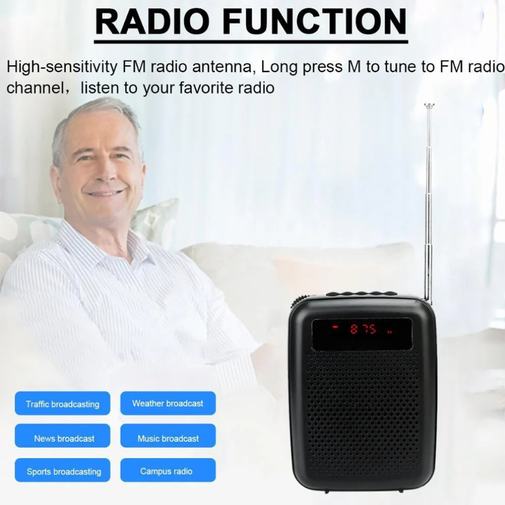 Portable Voice Amplifier for Teaching and Meetings, Clear Sound