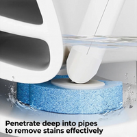 Disposable Toilet Brush Antibacterial Hygienic Sponge Heads