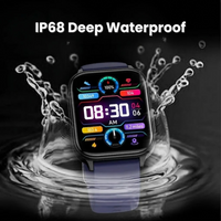 Smartwatch with SOS Alarm, Fall Detection, Heart Rate and Oxygen Tracking, Bluetooth, Water Resistant