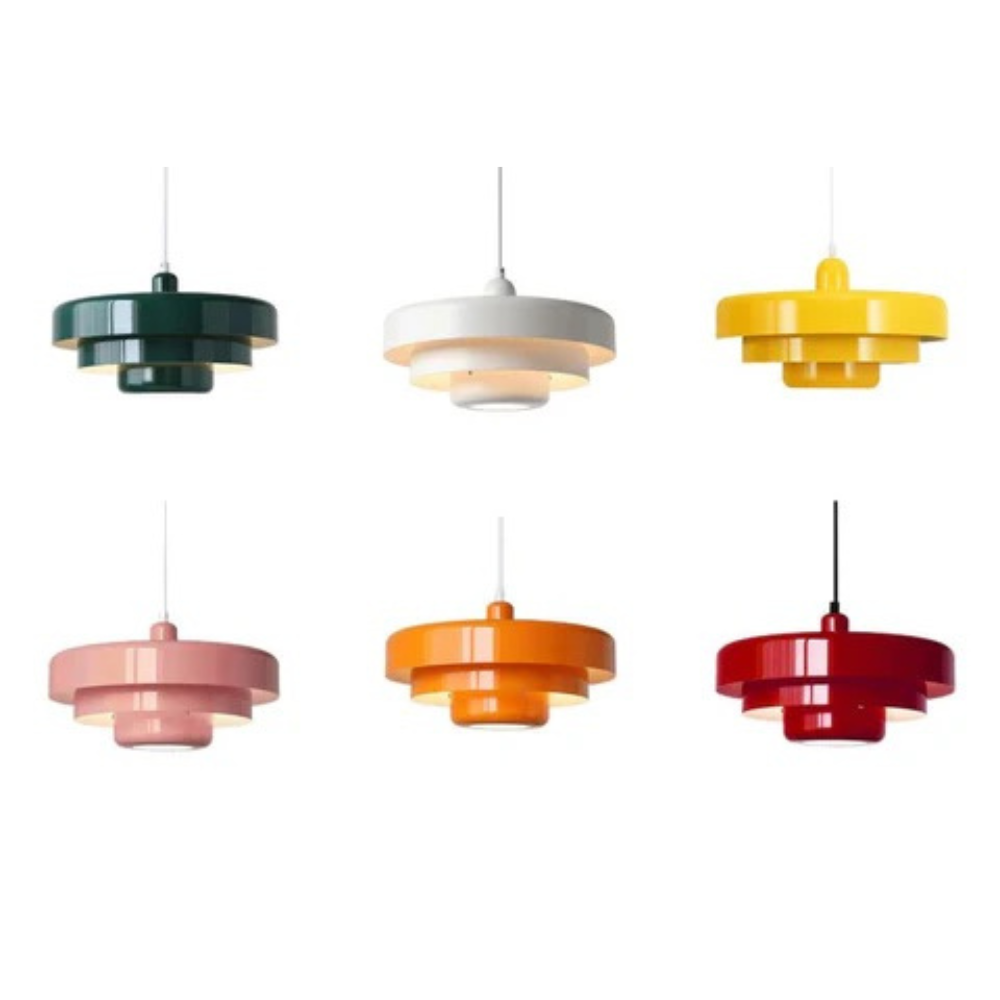 Retro Pendant Ceiling Light, Adjustable Hanging Lamp for Indoor Lighting