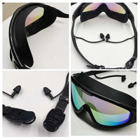 Swim Goggles Anti-Fog Lenses Wide View Comfortable Fit