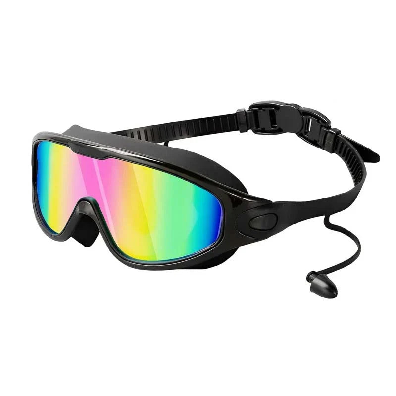Swim Goggles Anti-Fog Lenses Wide View Comfortable Fit