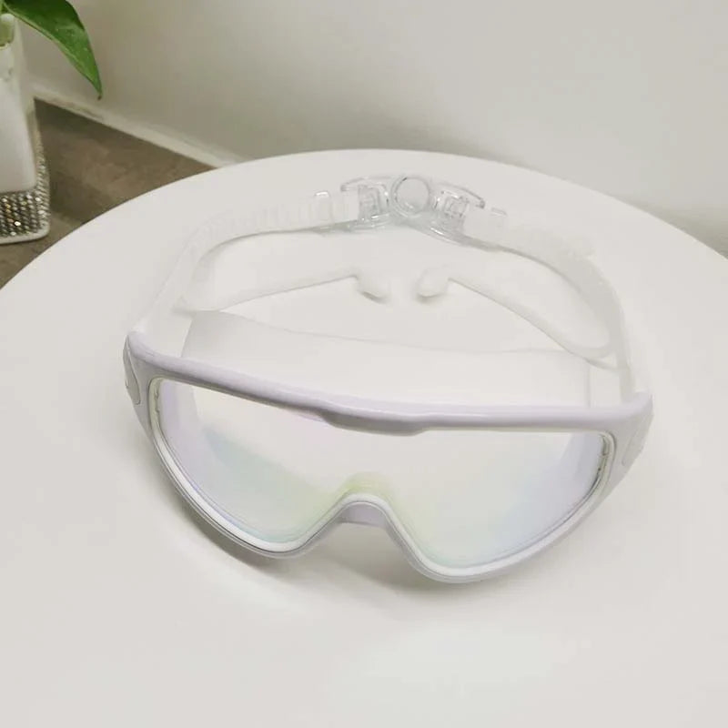 Swim Goggles Anti-Fog Lenses Wide View Comfortable Fit