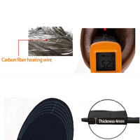 Heated Insoles with Adjustable Temperature Control for Outdoor Comfort