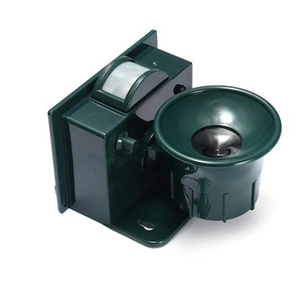 Weather Resistant Bird Repellent with PIR Motion Sensor and Solar Power