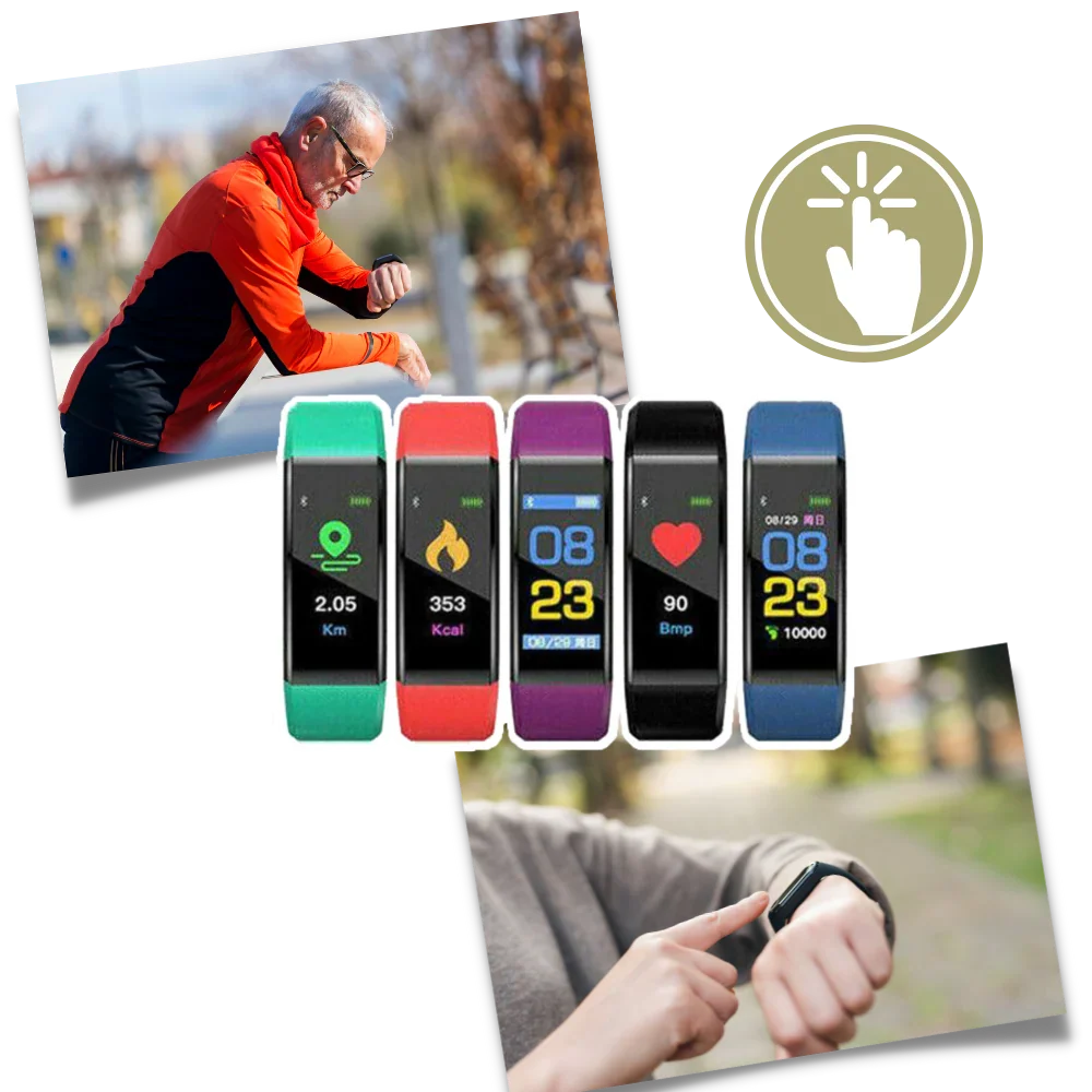 Smartwatch with Activity Tracking and Wellness Features
