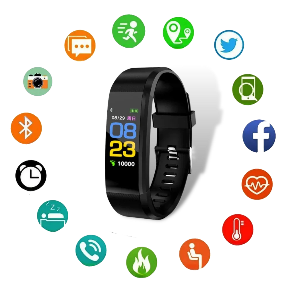 Smartwatch with Activity Tracking and Wellness Features