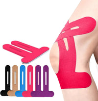 Knee Support Tape, Pre-Cut Kinesio Tape, Breathable Athletic Knee Bandage