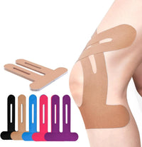 Knee Support Tape, Pre-Cut Kinesio Tape, Breathable Athletic Knee Bandage