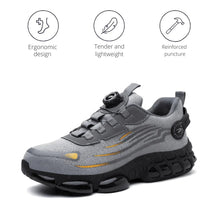 Mens Work Shoes Orthopedic Support, Non Slip Grip