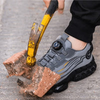 Mens Work Shoes Orthopedic Support, Non Slip Grip