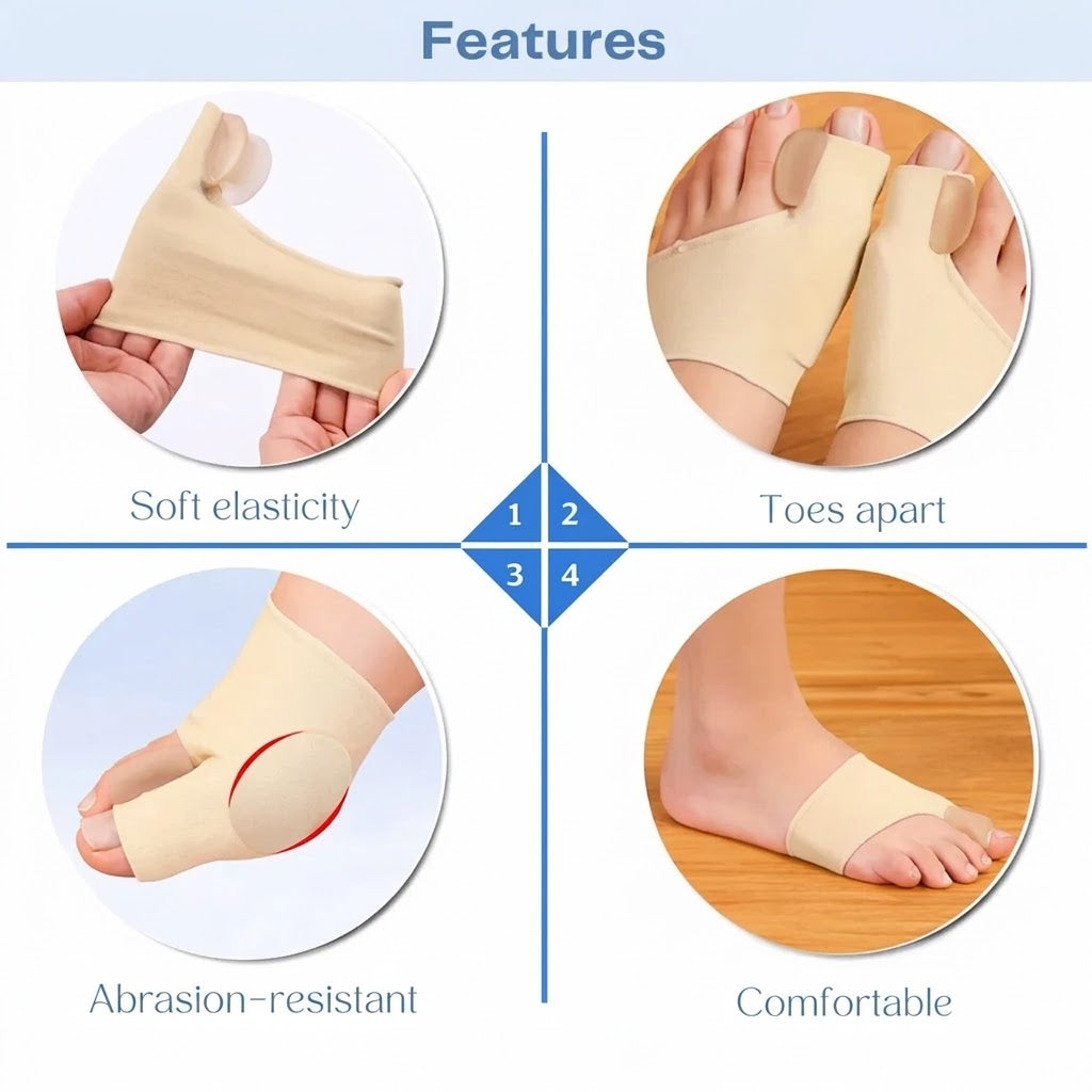 Soft Gel Bunion Support Sleeve for Everyday Comfort