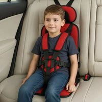 Foldable Travel Child Seat with Five-Point Harness for Cars and Trips