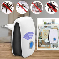 Ultrasonic Pest Repeller, Chemical-Free Indoor Insect Protection Plug-In