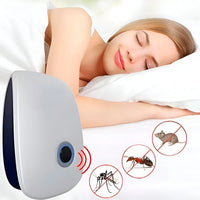 Ultrasonic Pest Repeller, Chemical-Free Indoor Insect Protection Plug-In