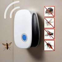 Ultrasonic Pest Repeller, Chemical-Free Indoor Insect Protection Plug-In