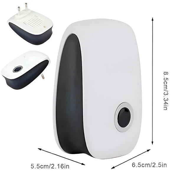 Ultrasonic Pest Repeller, Chemical-Free Indoor Insect Protection Plug-In